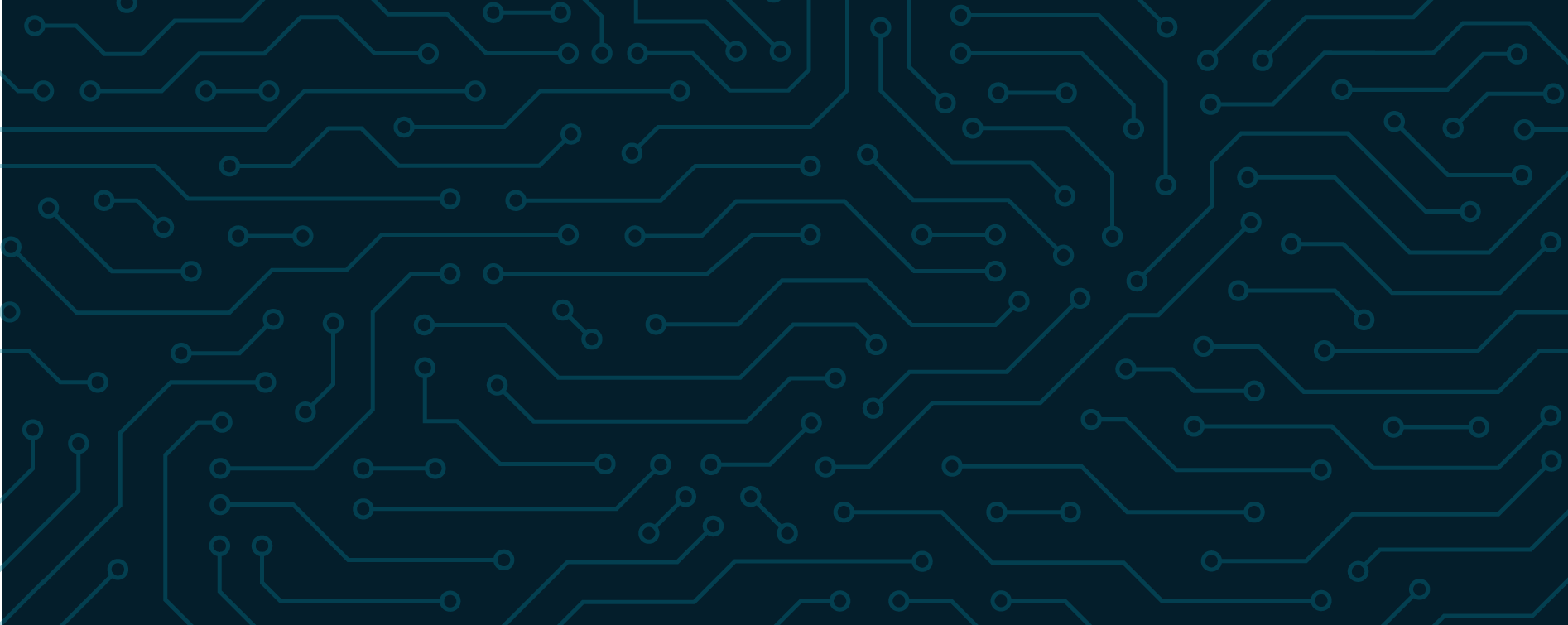Blue background with abstract circuit design